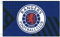 FOCO Offiziell lizenzierte Rangers FC Crest Fußballflagge