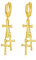 Gold Cross Hoop Earrings Sterling Silber Kreuz Ohrringe für Männer Gold Cross Dangle Earrings Gold Hoop Earrings Kreuzschmuck Geschenke für Männer Frauen