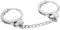 HOUSON Handschelle aus Stahl， Heavy Duty Sicherheitshandschellen robuste Standard Handfesseln