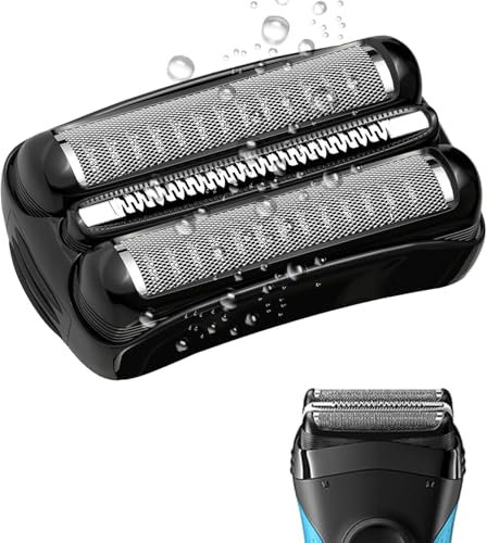 21B Scherkopf Kompatibel mit Braun Series 3, Scherkopf für Braun S3, 21B Ersatzkopf für Braun Series 3 Rasierer Zubehör S3300 S3310 S3320