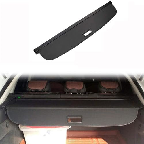 ZFTAP Auto Einziehbarer Laderaumabdeckung Kofferraum für Audi Q3 2010 2011 2012 2013 2014 2015,Trunk Parcel Frachtabdeckungen Ablagen