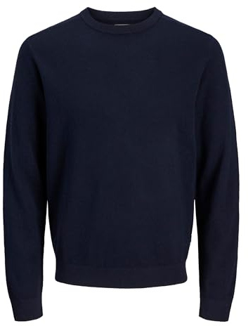 JACK & JONES Male Strickpullover Einfarbig Strickpullover