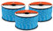 Abma Cord Polyesterseil 6mm x 30m Seil Geflochtene Schnur Reißfest für Outdoor, Boot, Festmacher, Zelt, Garten - Blau/Weiß