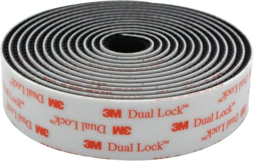 Dual Lock-Klebeband, dünn, extra starke Klebepads, Hochleistungsband, wasserdicht, entfernbar, wiederverschließbare Befestigungselemente, Montageband aus 3M SJ3550 (1 Meter)