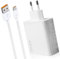 45W Ladegerät mit USB C Kabel für Xiaomi Redmi Note 14 Pro 5G, 6A Schnellladegerät USB Power Handy, Schnelllade Adapter, Ladegeräte für Xiaomi Poco X7 M7 Pro M6 Pad 7 6 5