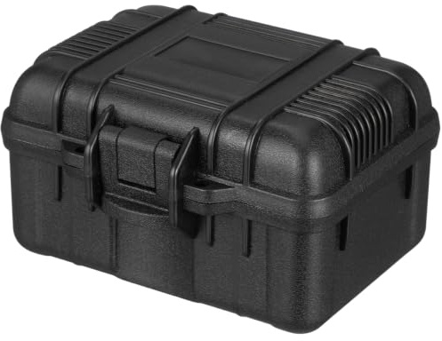 ibasenice Mini Waterproof Hard Case with Foam, Small Tool Storage Box