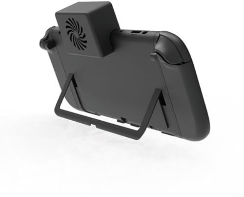 Ventilador de refrigeración ajustable para Nintendo Switch 2 con 3 niveles de velocidad, control de botón y diseño ABS silencioso para juegos prolongados para sesiones, negro