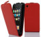Cadorabo Hülle für Apple iPhone 3 / iPhone 3GS in Inferno ROT - Handyhülle im Flip Design aus Strukturiertem Kunstleder - Case Cover Schutzhülle Etui Tasche Book Klapp Style