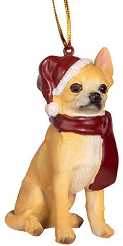 Design Toscano Christmas Ornaments, Weihnachten Chihuahua Ferienhundeornamente