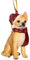 Design Toscano Christmas Ornaments, Weihnachten Chihuahua Ferienhundeornamente