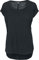 Urban Classics Damen Ladies Long Back Shaped Slub Tee T-Shirt, Schwarz (Black 7), X-Small