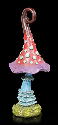 Fantasy Gartenfigur - Mystischer Pilz | Zauberwald Garten Deko Figur magisch