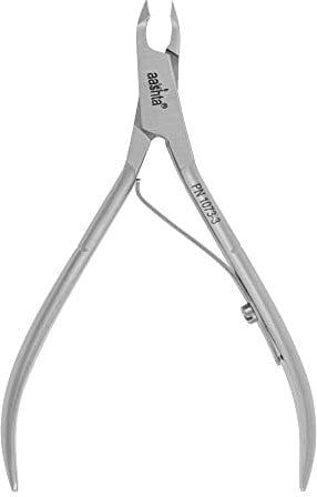 aashta® coupe cuticule, pince cuticules en acier inoxydable pour usage professionnel et domestique long 10cm tip 5mm