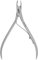 aashta® coupe cuticule, pince cuticules en acier inoxydable pour usage professionnel et domestique long 10cm tip 5mm