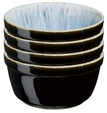 Denby HLO-577ALT/4 Halo Set of 4 Ramekins Small Bowl Set, Stoneware
