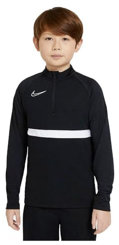 Nike Unisex Kinder Df Acd21 Dril Top Shirt, Black/White/White/White, 9 Jahre EU