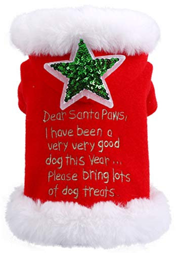 Weihnachten Hund Costume - Schöne Weihnachten Haustier Clothes Weihnachten Kleidung Weihnachten Hund Outfit Santa Costume