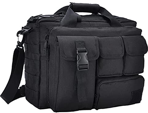 Jaegvida Tactical Briefcase Laptop Militär Messenger Bag Computer und Tablet Schulter Tragetasche für 15.6'' Laptop
