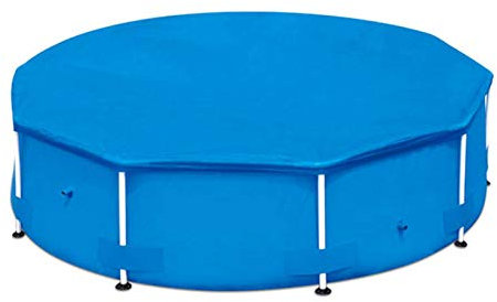 Meying Abdeckplane für Pool – Schutzhülle rund – Pool-Abdeckung für Schwimmbecken, tragbar, UV-beständig – Zubehör für Gartenbecken, Ø 305/366 / 457 cm