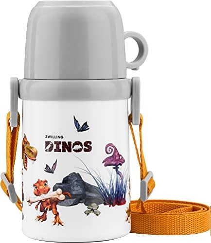 Zwilling Thermo Isoleerfles met beker in draagriem - 380ml - Dino Brand ZWILLING