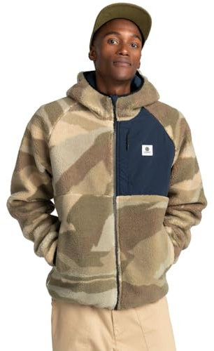 Element - giacca element wolfe zip-up camo doubleface - xl