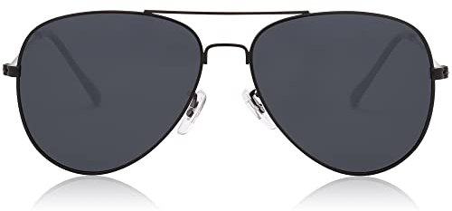 SOJOS Sonnenbrille Herren Damen Polarisiert,Klassisch Sonnenbrillen mit Metallrahmen UV400 SJ1054