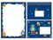 Briefpapier-Set Briefblock mit Umschlag für Jungen Jungs Kinder Roboter (Block A5 mit 25 Blätter + 15 Umschläge)