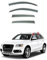 NAVIXE 4 Stück Auto Windabweiser,Für Audi Q5 8R 2008-2017,Vorne Hinten Seitenfenster Sonnenschutz Regenschutz Visiere Abweiser Fenster ZubehöR