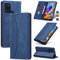 Jasonyu Case for Samsung Galaxy A21S Leather Wallet Flip Cover with Card Holder,Kickstand, Magnetic Closure,TPU Shockproof Phone Case Compatible with Samsung A21S (Blue)