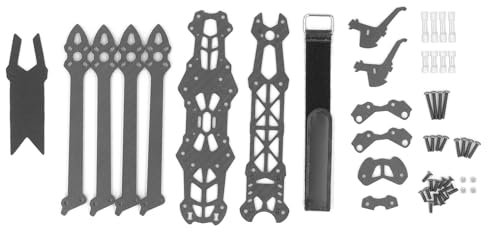 SUNGOOYUE Drohnenrahmen, 7 Zoll 295mm H Struktur Kohlefaser Renndrohnenrahmen Quadrocopter Rahmen für Mark 4
