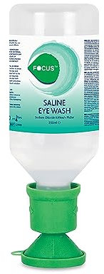 Focuskochsalzlösung Steril Augenspülung 250Ml - Mit Augenbadkappe