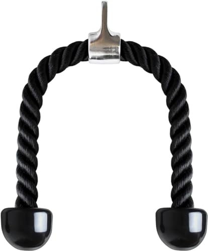 1x Tricep Rope Heavy Duty Gym gym pull down rope, Fitness, Exercise, Body Equipment Extensions Pull Down Bicep/Tricep Rope Cable Attachment