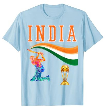 Indien: Indisches Cricket-Team-Trikot T-Shirt