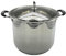 Bargain House – Stainless Steel Stock Pot with Glass Lid – Kitchen Essential – Robust & Durable– Immersed Cool Handles On Both Sides When Heated – Induction Bottom – Easy to Use and Maintain - 30 CM