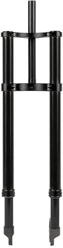 Fahrrad Federgabel Snowbike-Gabel, 26 Zoll, 4,0-Reifen, E-Bike, Fette Vorderradgabel, Doppelschulter-Federaufhängung, Umgekehrte Gabel, Bergab-Federweg 110 Mm, 1-1/8 Gerades Rohr, Scheibenbremse, QR 9