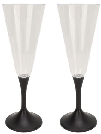 Lot De 2 Verres à Champagne Lumineux Activés Par un Liquide D'eau, Verres à Champagne En Plastique Coloré Qui Brillent Dans le Noir, Tasses Lumineuses Colorées Pour Mariage, Fête, Anniversaire, Festiv