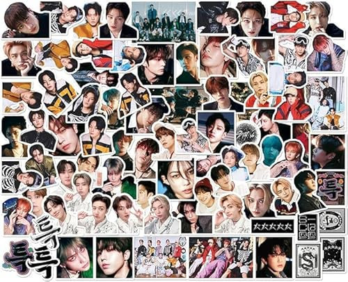Stray Kids 5 Star Aufkleber Stray Kids Stray Kids Sticker Stray Kids Neues Album Sticker Pack Mini Foto Sticker Lomo Set Geschenk für Fans Laptop Weihnachten (5 Star)