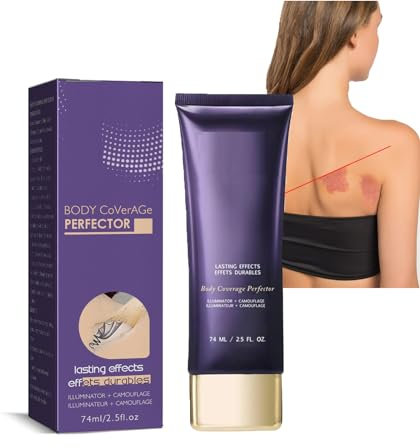 Abdeckcreme für Besenreiser, Concealer-Creme, Tattoo Abdeckung Make Up, Bein Make Up Wasserfest, Abdeckcreme für Besenreiser,Body Make Up,Foundation Wasserfest Für Arm Bein Narben (1PC, 74ML)
