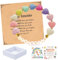 Schulkind Geschenk,Schönes Armband zur Einschulung,Geschenk Einschulung Mädchen Armband Schulkind,Schulkind Einschulung Grußkarte Geschenkbox,Schulanfang Glücksbringer Stimmungsarmband für Kinder