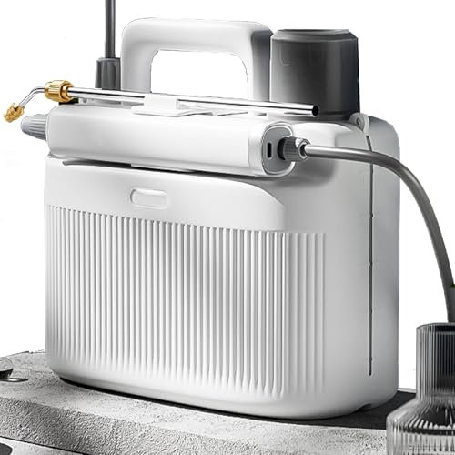 XGHDPBM Pulverizador eléctrico de Mochila for jardín, pulverizador de Plantas de 5 l/1,35 galones con boquillas de pulverización Ajustables y Mango, pulverizador de presión portátil for pulverización