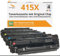 [Mit Original-Chip | wiederverwendet] Schneider Printware 415X Toner kompatibel für HP 415A 415X für Color Laserjet Pro MFP M479fdw M479dw M479fdn M479fnw M454dw M479 W2030X W2031X W2032X W2033X