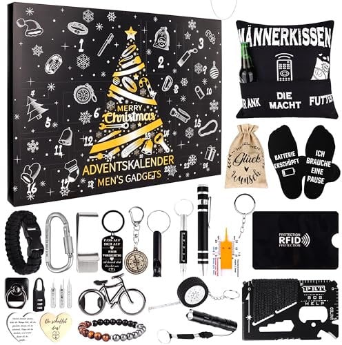 Jeasona Adventskalender 2024 Männer Werkzeug Adventskalender 2024 Erwachsene Mann Herren Adventskalender Männer Ideen Weihnachtskalender Männer Gadgets für Jugendliche Adventskalender Teenager Jungs