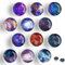 Kühlschrankmagnete, 12 Stück Kühlschrank Magnet, Magnete für Magnettafel für Kühlschrank, Whiteboard, Pinnwand, Küche, Kinder und Erwachsene Geschenk (Galaxie)