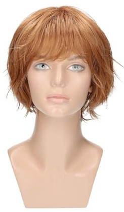 Perücke Paula - Moderner Short-Bob mit Beachwaves, gestuft & lockig für vielseitige Stylings