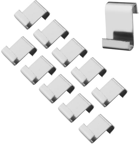 40 Stück Z-Typ-Clips für Gewächshausglasscheiben, Gewächshausclips für Glas, Edelstahl, Gewächshausglas Z-Clips, Fensterclips, Glasscheibenbefestigungen, Clips für Gewächshausglas, Ersatzzubehör