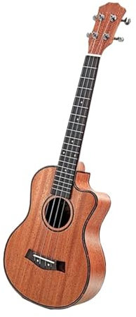 26-Zoll-Tenor-Mahagoni-Ukulele Mit Fehlendem Winkel Mini-Hawaiian-Gitarre Elektrische Ukulele Mit Tonabnehmer-EQ ukulele anfänger(Electric Ukulele)