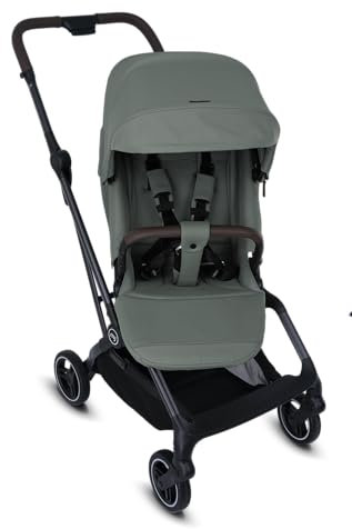 my junior® PICO³⁶⁰ | bis 22kg | 360° rotierbare Sitzeinheit | ergonomische Liegeposition | großes UV50+ Sonnenverdeck | 2 Belüftungsfenster - Sage Green
