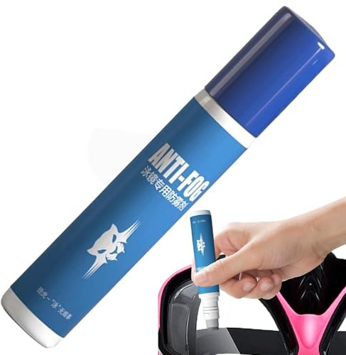 Mimoqk Anti-Fog Spray for Swim Goggles, Fast-Acting Defogger Mist, Streak- Visor Cleaner, Long-Lasting Fog Prevention, Ideal for Swimming, Snorkeling, Diving, Sports