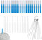 Gosknor 40pcs Shower Head Cleaning Tool Kit, 2 Designs Showerhead Cleaner Brushes and Multi-Size Unclogging Picks Nozzle Unclogger Accessories for Bathroom Tiny Mini Crevice Small Hole Sink Gaps