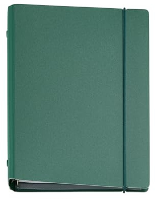 Miquelrius - Terminplaner 2026, Wochenansicht, nachfüllbar, Wochenplaner, A5-Format (155 x 213 mm), Hardcover, Papier 80 g/m², CAT-EN-PT, Grün